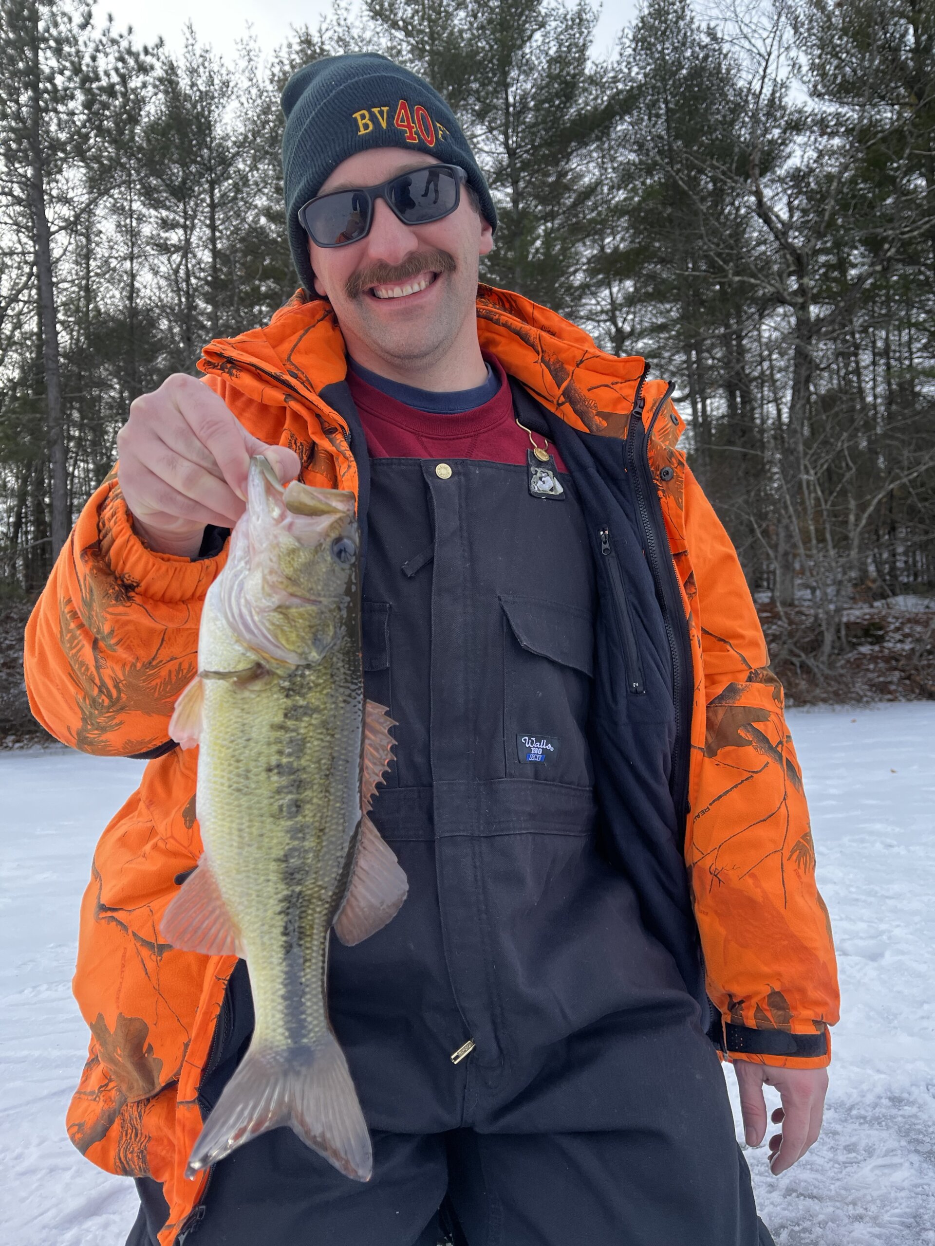 Ice fishing in Maine